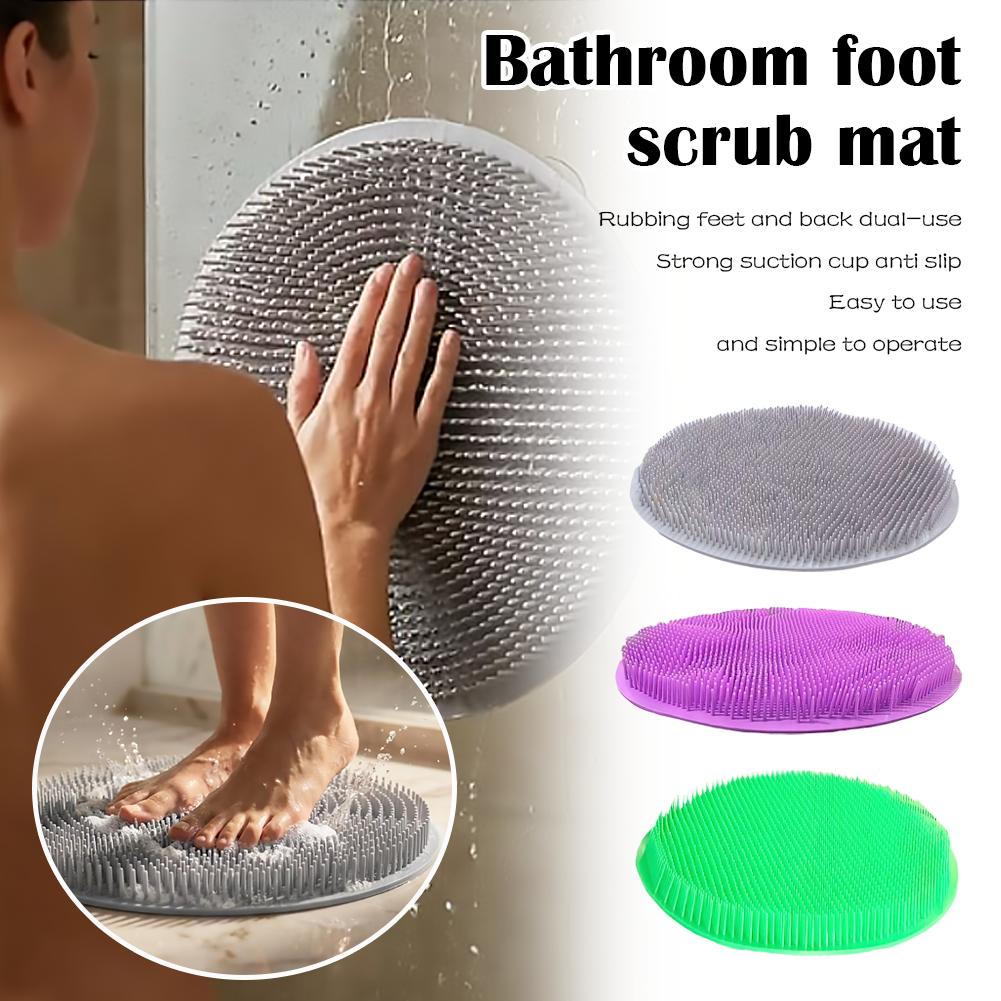 Home Bathroom Cleaning Machine - แผ่นรองกันลื่นในห้องน้ำ แผ่นนวดเท้าแบบวงกลม แผ่นขัดเท้าแบบมีจุกดูด แผ่นขัดหลัง อุปกรณ์ป้องกันการลื่นล้ม
