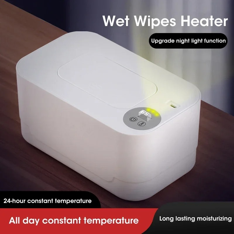 Towel Warmer Electric - เครื่องอุ่นผ้าเช็ดทำความสะอาดเด็กแบบพกพา ชาร์จด้วย USB ให้ความร้อนเร็ว พร้อมหน้าจอ LED