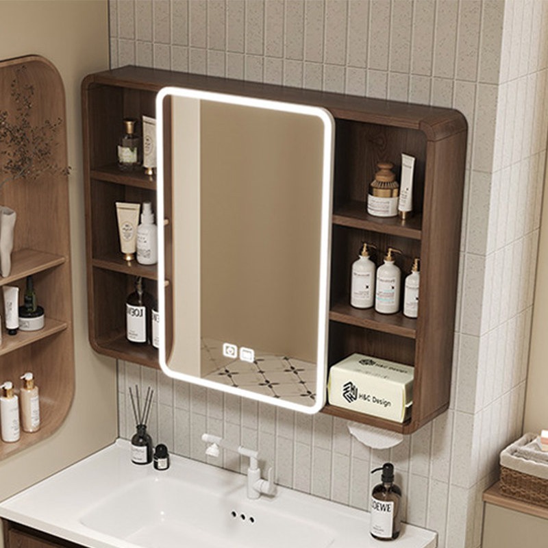 Home Bathroom Mirror - ตู้ห้องน้ำแบบมีกระจก ชั้นวางของ ประหยัดพื้นที่ มุมห้อง ดีไซน์ทันสมัย ตู้เก็บของสไตล์จีน