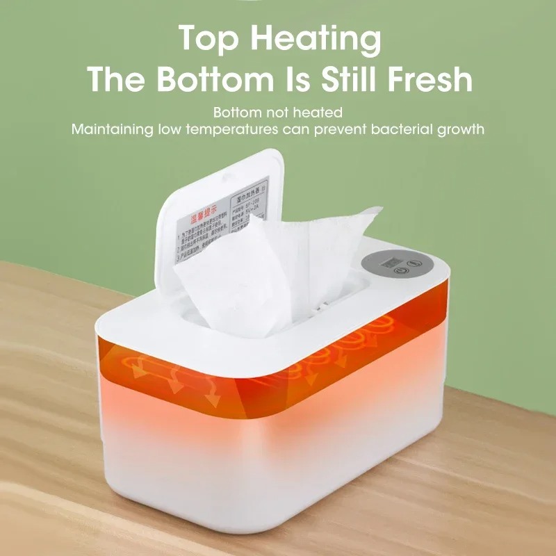 Towel Warmer Electric - เครื่องอุ่นผ้าเช็ดทำความสะอาดเด็กแบบพกพาอเนกประสงค์ พร้อมจอแสดงผล LED แบบ USB สำหรับใช้ในบ้านและรถยนต์