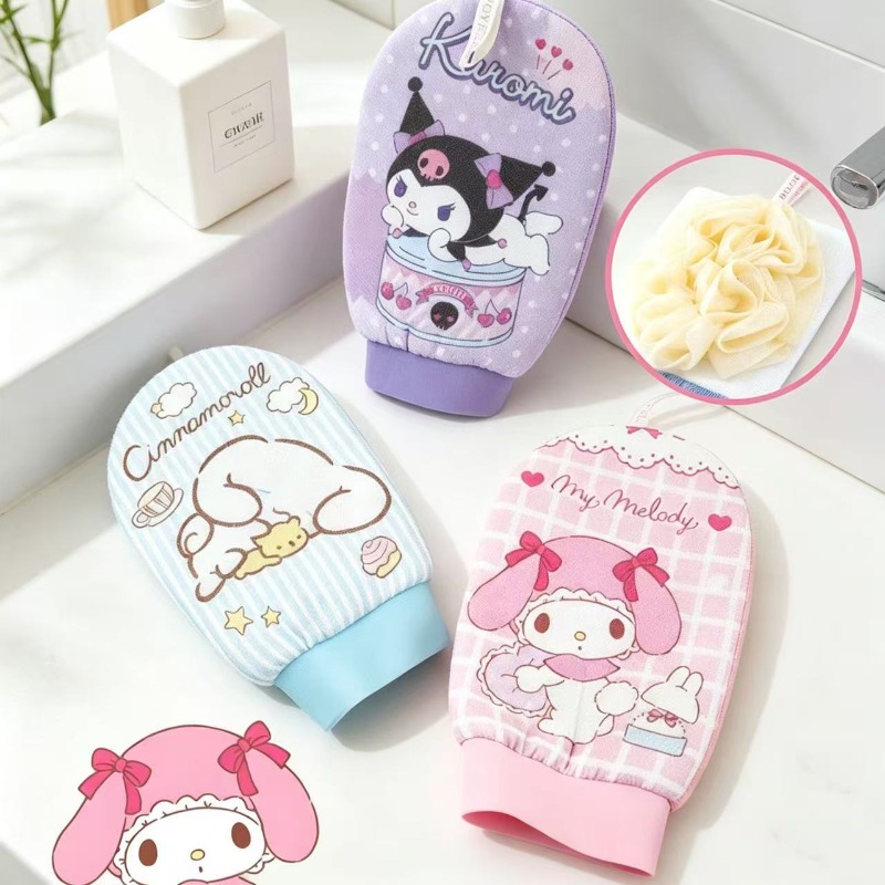 Home Bathroom Cleaning Machine - ผ้าขัดตัวลายการ์ตูนพังก์น่ารัก คุณภาพสูง นุ่มนวล ขัดผิว ช่วยทำความสะอาดผิวกาย สำหรับผู้หญิง