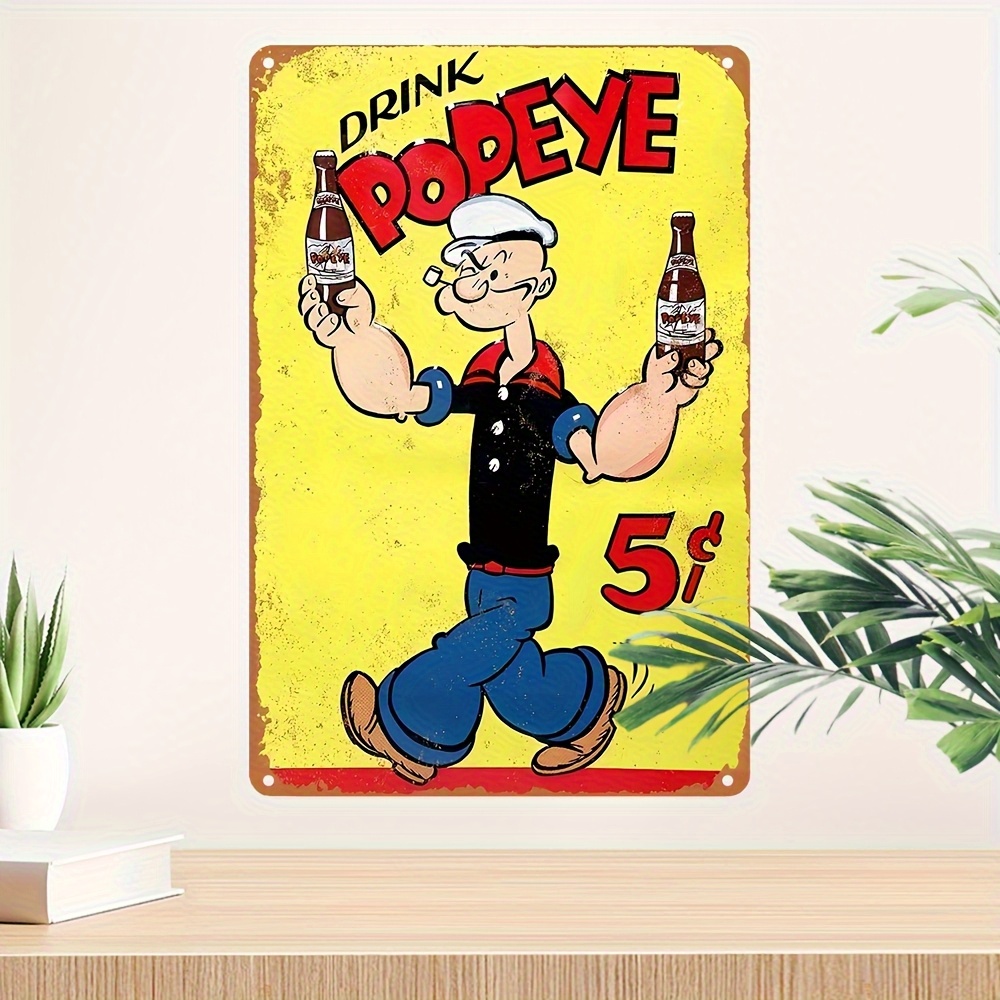 Home Bathroom Wall Art - ป้ายโลหะวินเทจลาย The Sailor สำหรับผู้ชาย - ของตกแต่งเหล็กย้อนยุคสำหรับบ้าน
