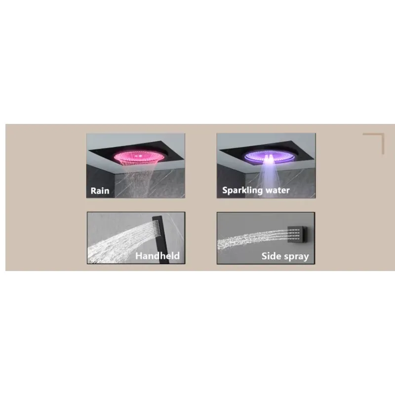 ชุดฝักบัว LED อัจฉริยะ พร้อมระ - Home Bathroom Spa บทวิจารณ์และราคา