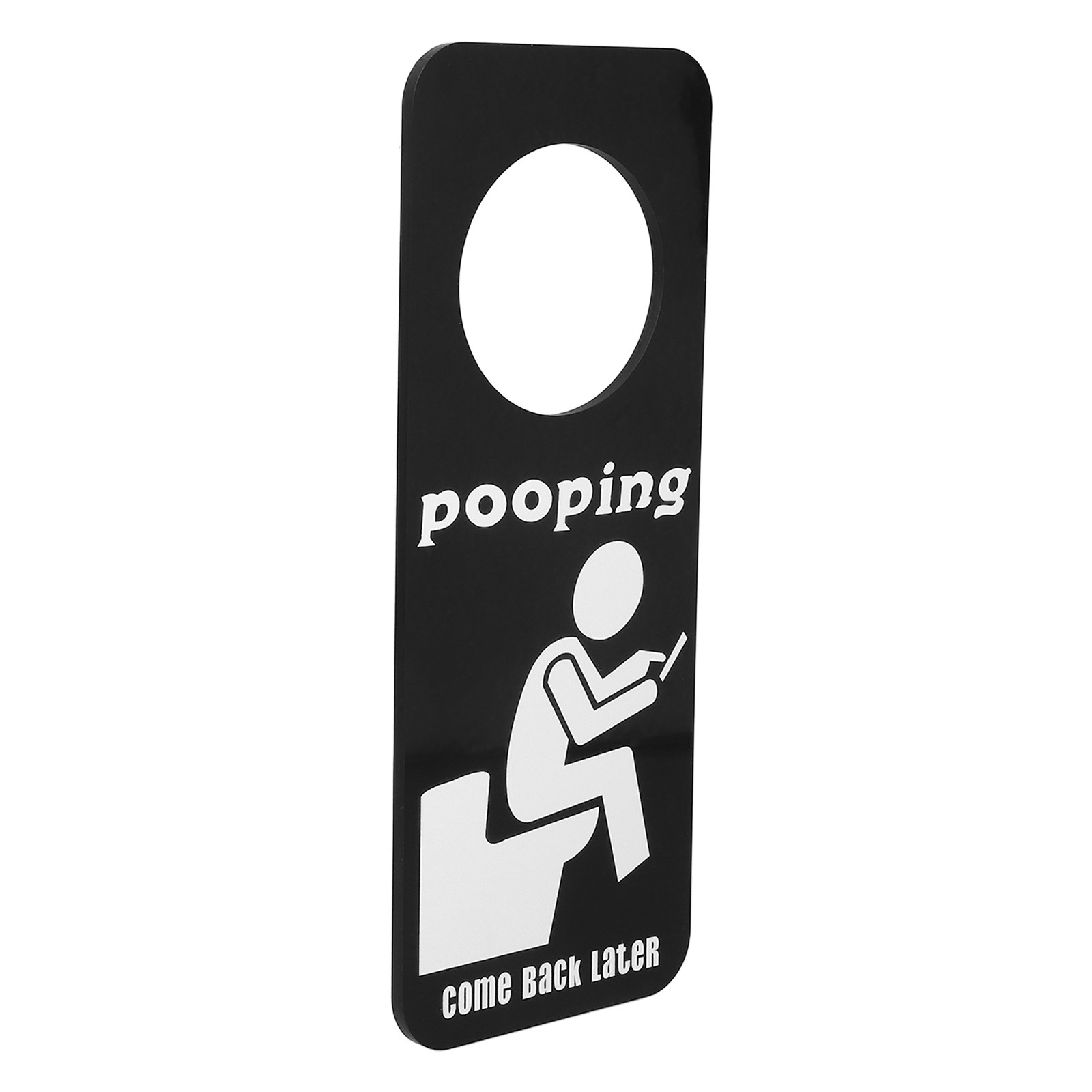 ป้ายแขวนประตูห้องน้ำแบบตลก ป้า - Home Bathroom Occupied Sign บทวิจารณ์และราคา