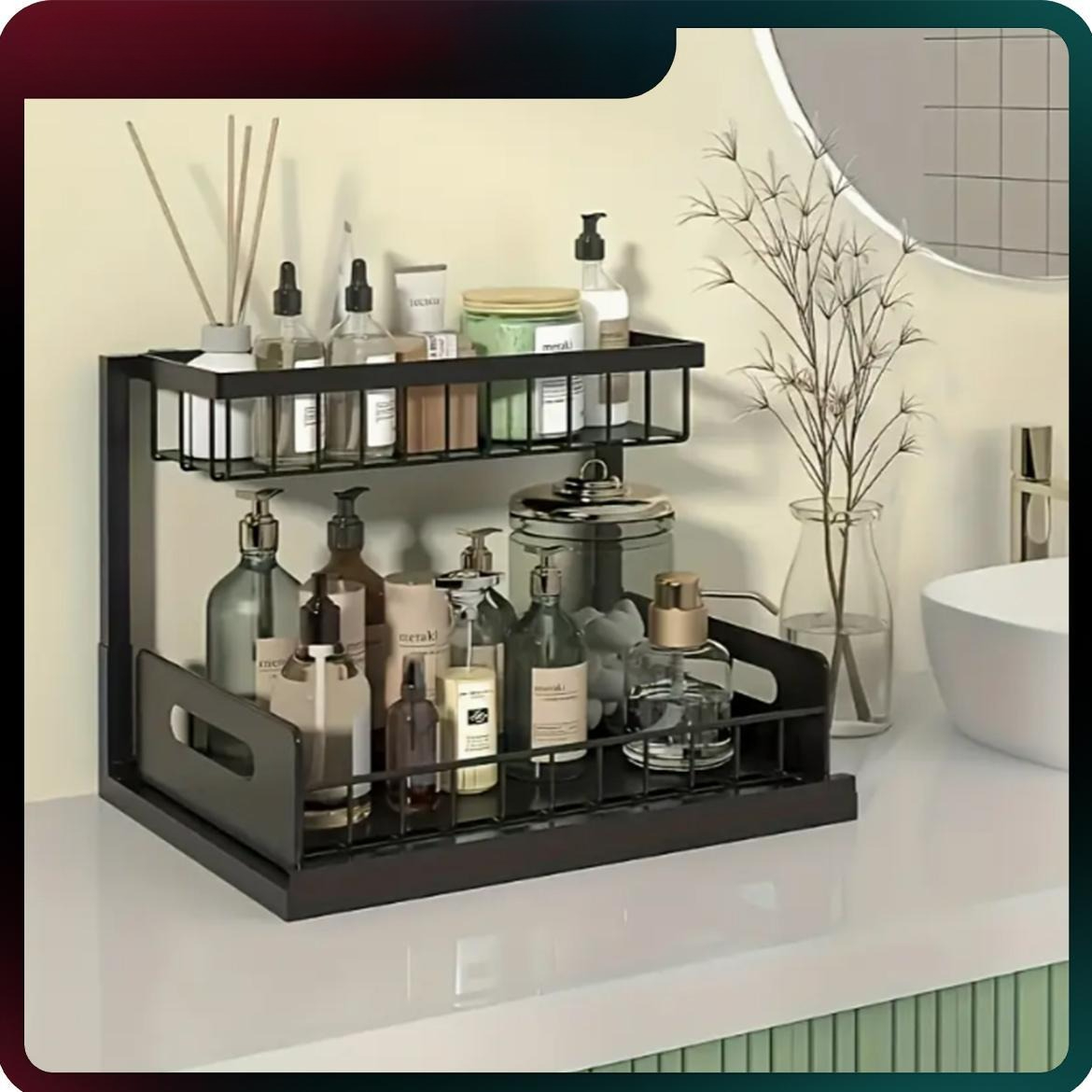 ชั้นวางของใต้ซิงค์แบบดึงออกได้ - Home Bathroom Cabinets บทวิจารณ์และราคา