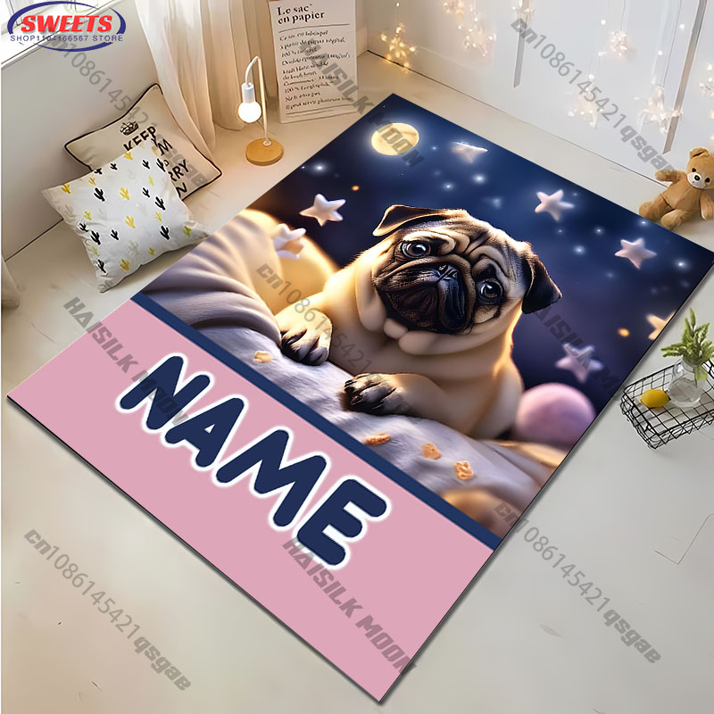 พรมปูพื้นลายสุนัขพันธุ์ปั๊กแบบ - Home Bathroom Name บทวิจารณ์และราคา
