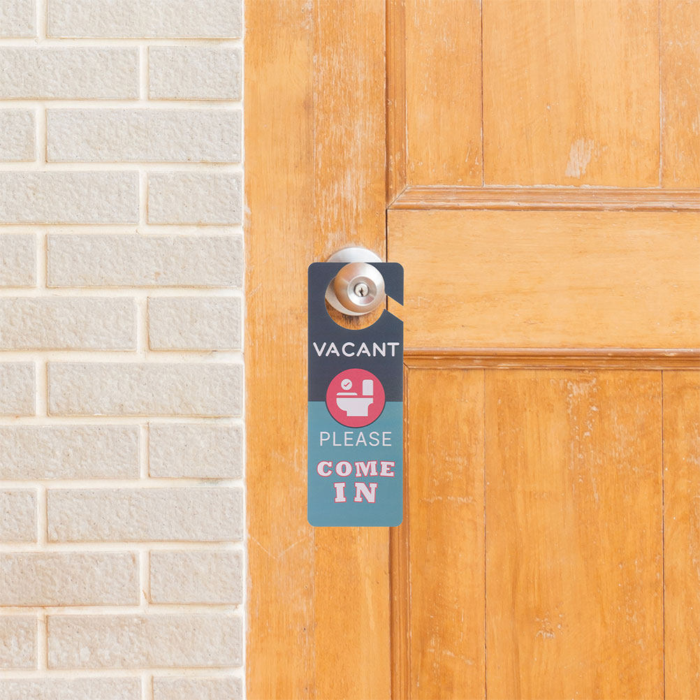 ป้ายแขวนประตูห้องน้ำ 2 ชิ้น แบ - Home Bathroom Occupied Sign บทวิจารณ์และราคา