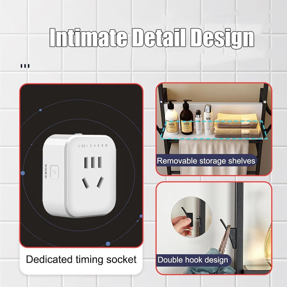 เครื่องทำความร้อนผ้าขนหนูไฟฟ้า - Towel Warmer Electric บทวิจารณ์และราคา