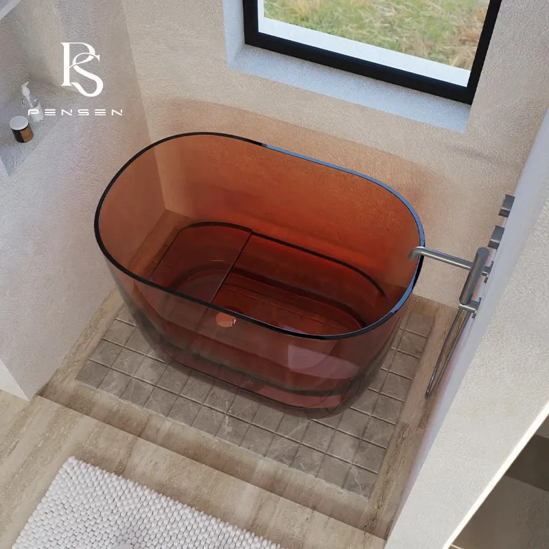 อ่างอาบน้ำเรซินใสแบบแช่ลึก อ่า - Home Bathroom Spa บทวิจารณ์และราคา