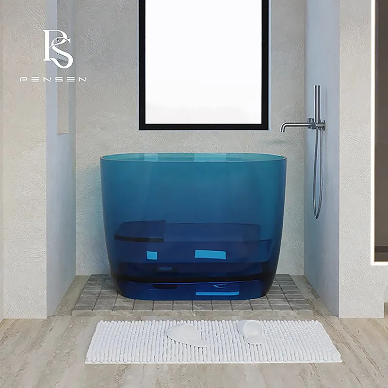อ่างอาบน้ำเรซินใสแบบแช่ลึก อ่า - Home Bathroom Spa บทวิจารณ์และราคา