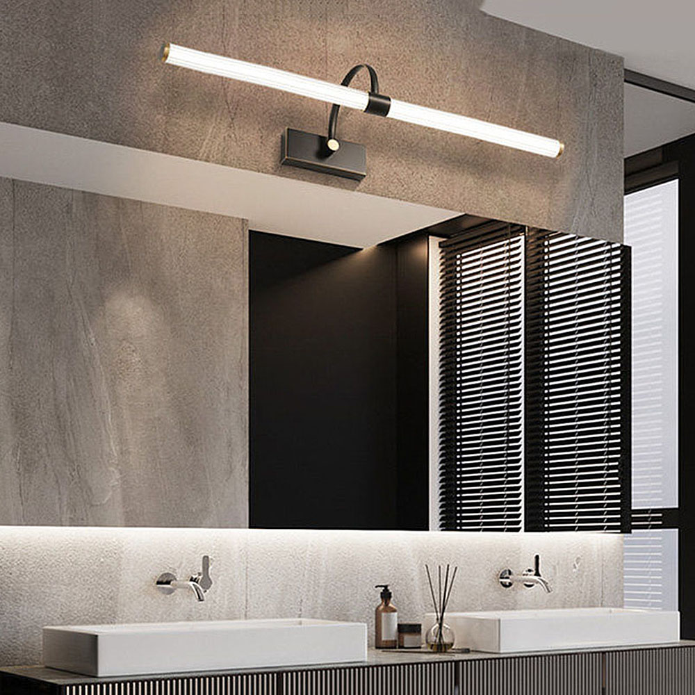 โคมไฟติดผนังอะคริลิคทองเหลืองส - Home Bathroom Mirror บทวิจารณ์และราคา