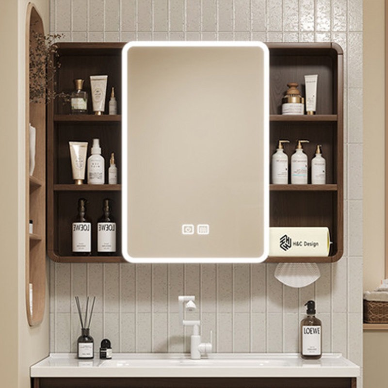 ตู้ห้องน้ำแบบมีกระจก ชั้นวางขอ - Home Bathroom Mirror บทวิจารณ์และราคา