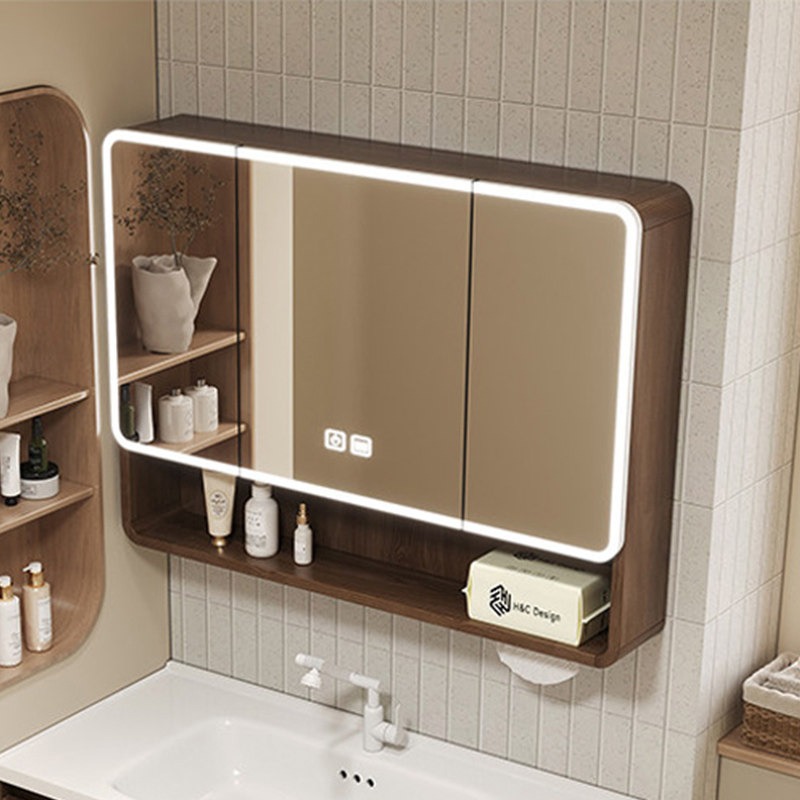 ตู้ห้องน้ำแบบมีกระจก ชั้นวางขอ - Home Bathroom Mirror บทวิจารณ์และราคา