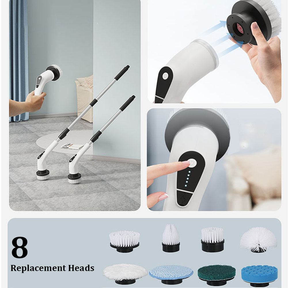 แปรงทำความสะอาดอเนกประสงค์ไร้ส - Home Bathroom Cleaning Machine บทวิจารณ์และราคา