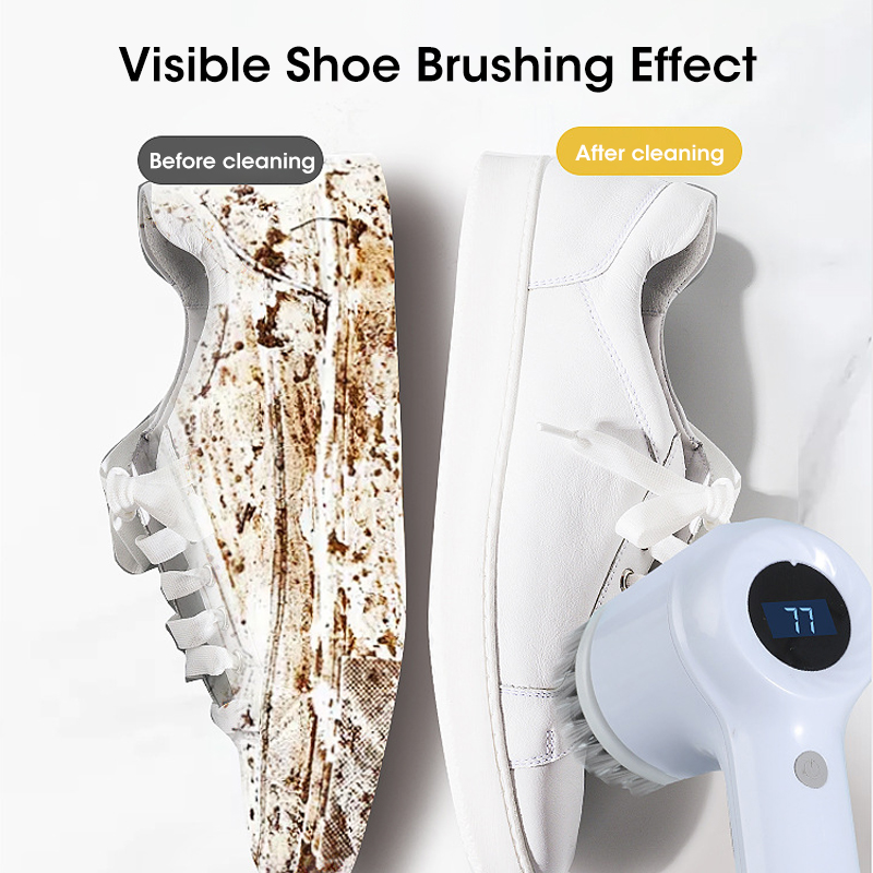 เครื่องขัดพื้นแบบหมุนไฟฟ้าไร้ส - Home Bathroom Cleaning Machine บทวิจารณ์และราคา