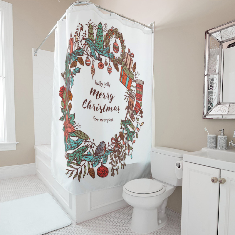 ม่านกั้นห้องอาบน้ำลายดอกไม้สไต - Home Bathroom Upgrades บทวิจารณ์และราคา