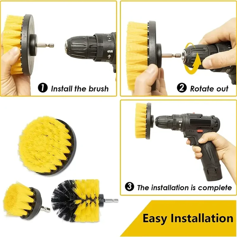 ชุดแปรงขัดทำความสะอาด 3 ชิ้น/ช - Home Bathroom Cleaning Machine บทวิจารณ์และราคา