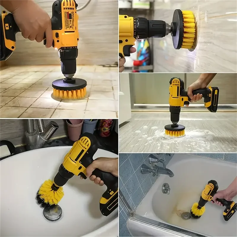 ชุดแปรงขัดทำความสะอาด 3 ชิ้น/ช - Home Bathroom Cleaning Machine บทวิจารณ์และราคา