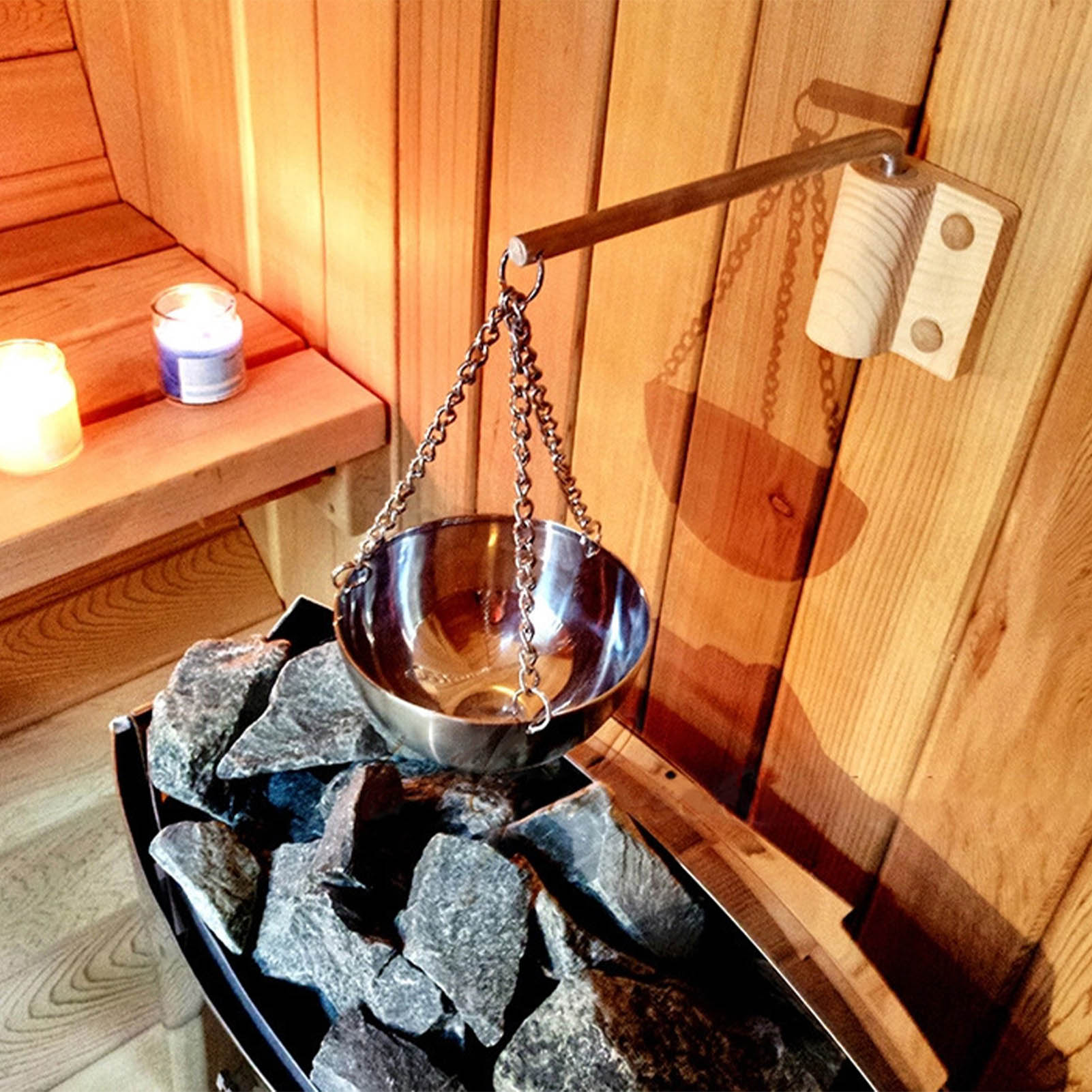 สแตนเลสซาวน่าชาม Aroma ชามถ้วย - Home Bathroom Sauna บทวิจารณ์และราคา