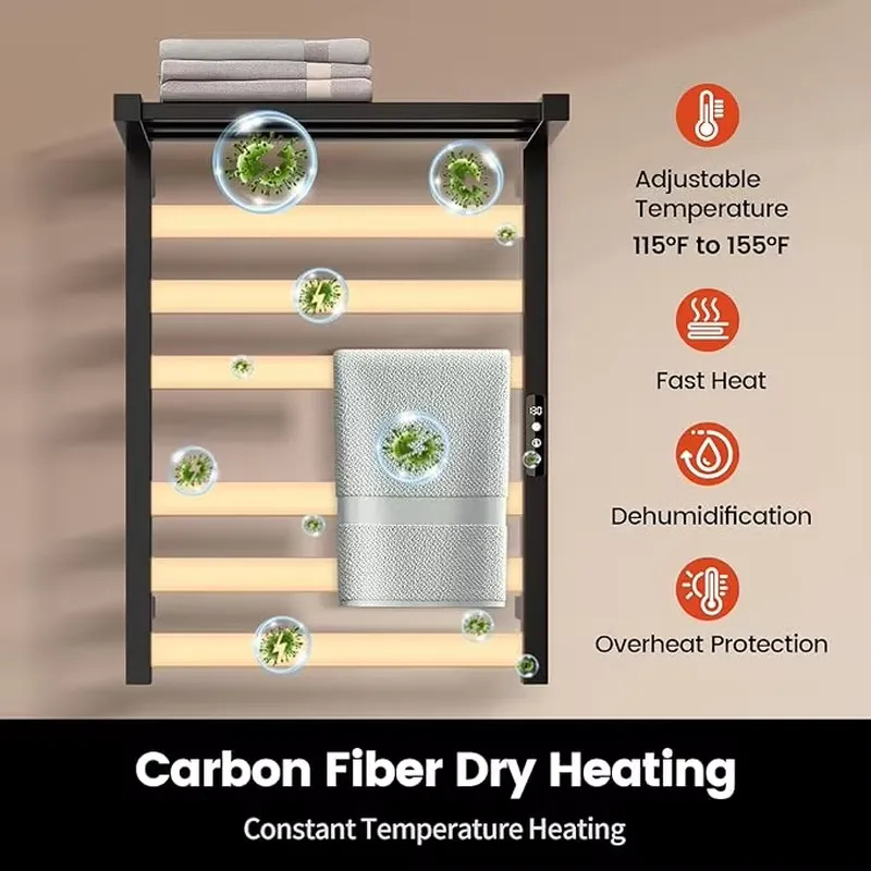 ราวแขวนผ้าเช็ดตัวอุ่นไฟฟ้าอัจฉ - Towel Warmer Electric บทวิจารณ์และราคา