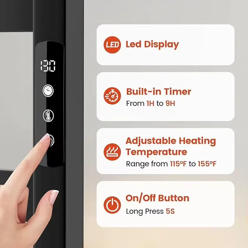 ราวแขวนผ้าเช็ดตัวอุ่นไฟฟ้าอัจฉ - Towel Warmer Electric บทวิจารณ์และราคา