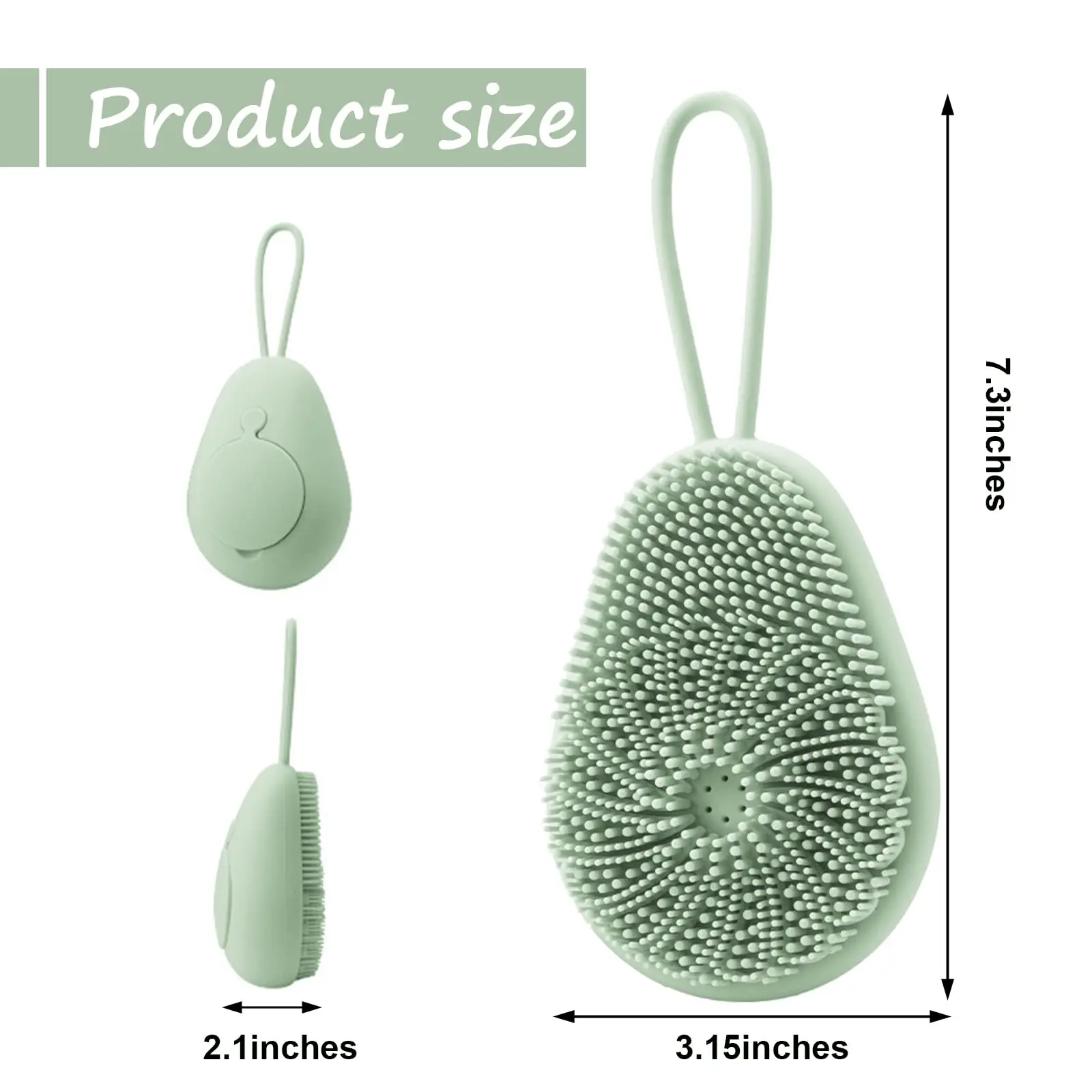 1 PC ซิลิโคน Body Scrubber Exf - Home Bathroom Cleaning Machine บทวิจารณ์และราคา