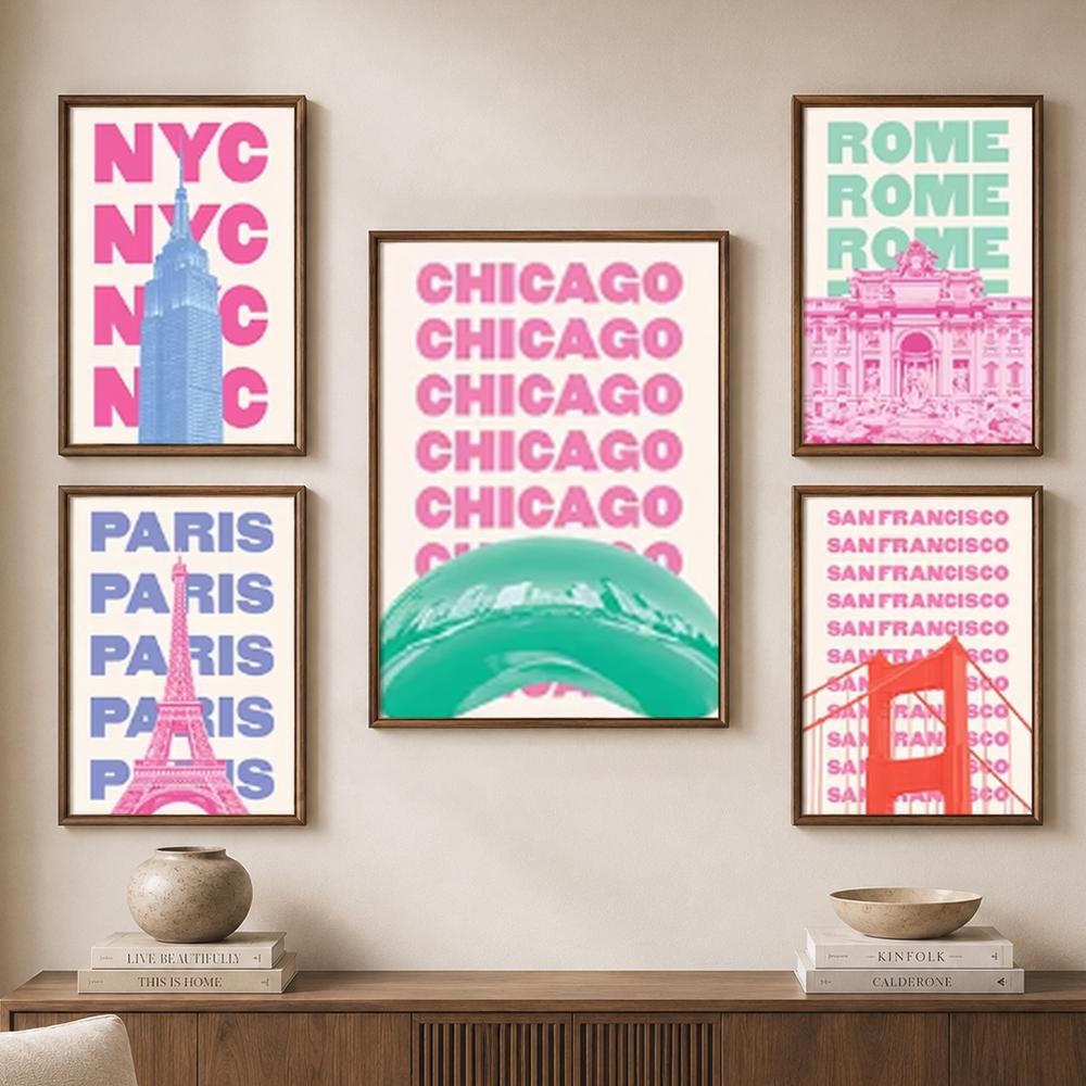 โปสเตอร์ตัวอักษรท่องเที่ยวสไตล - Home Bathroom Name บทวิจารณ์และราคา