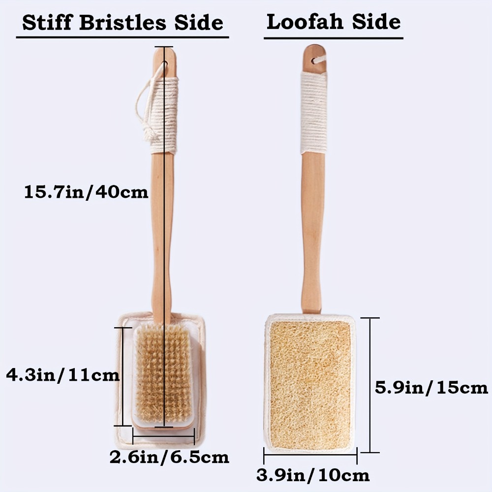 แปรงอาบน้ำด้ามยาวไม้ ขนแปรงธรร - Home Bathroom Cleaning Machine บทวิจารณ์และราคา