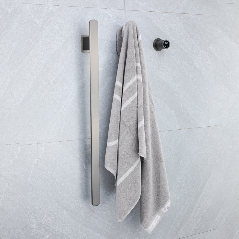 สไตล์ใหม่สีเทาห้องน้ําผ้าเช็ดต - Towel Warmer Electric บทวิจารณ์และราคา