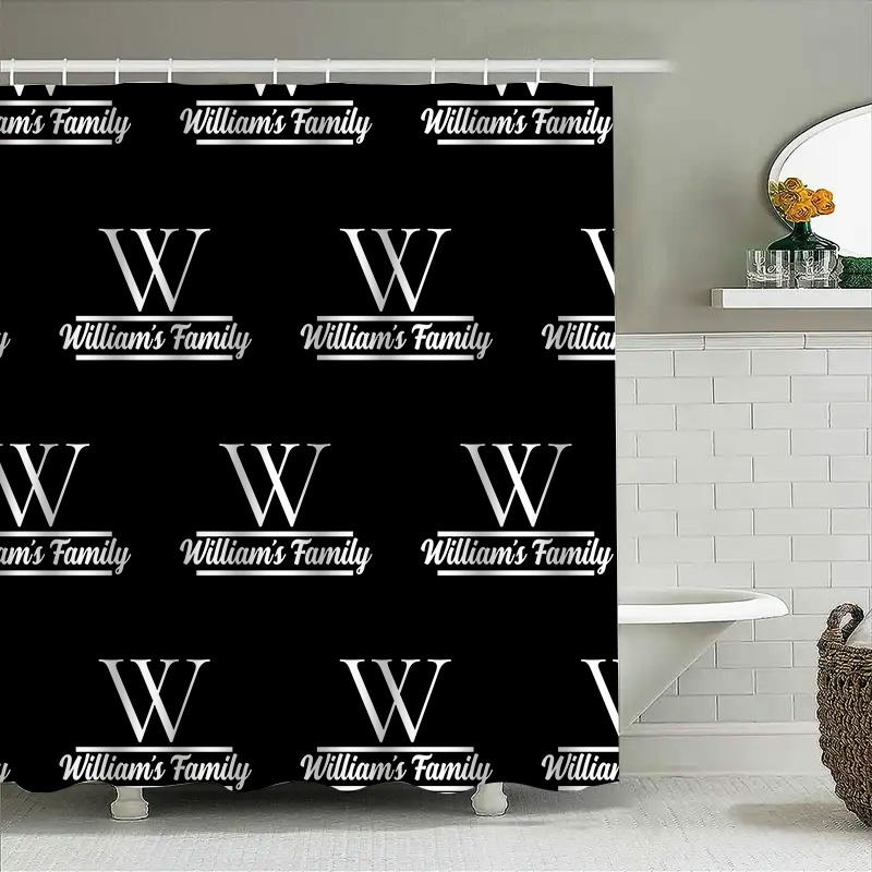 ปรับแต่งส่วนบุคคลผ้าม่านห้องน้ - Home Bathroom Name บทวิจารณ์และราคา