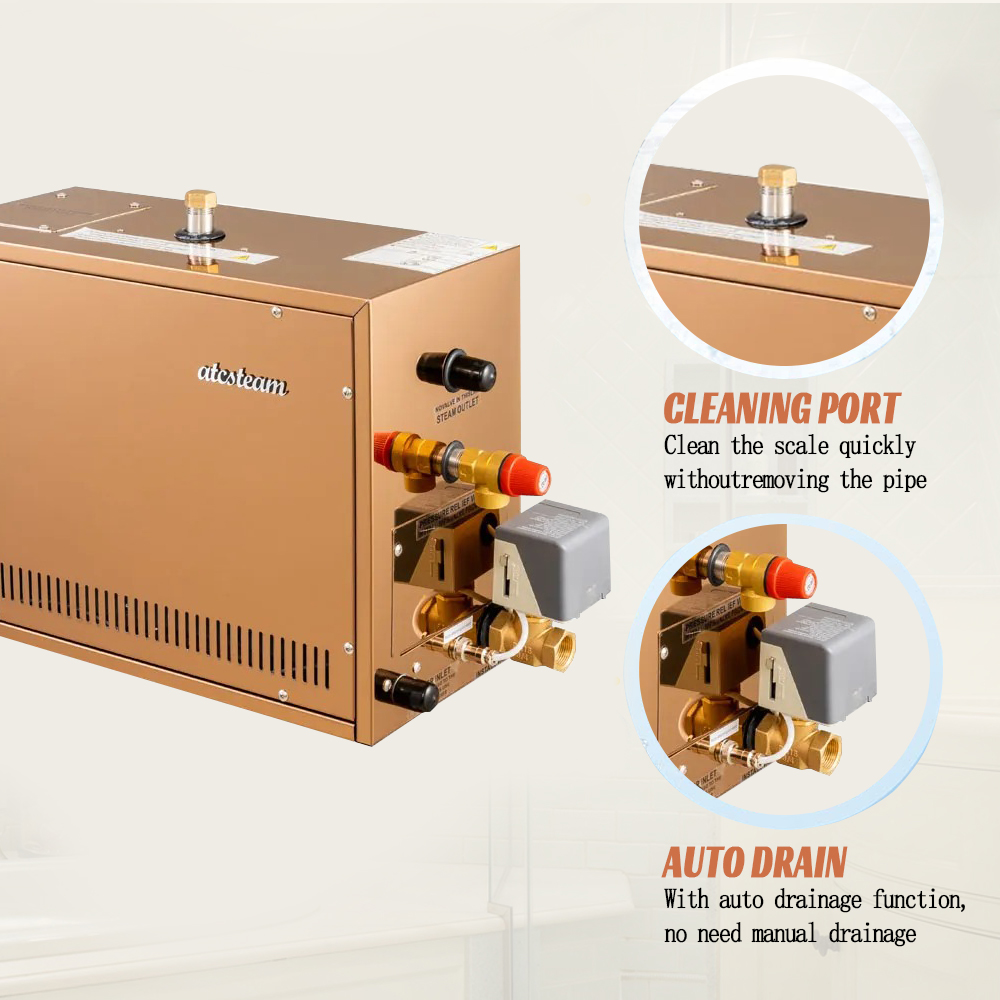 เครื่องสร้างไอน้ำ6KW เครื่องทำ - Home Bathroom Sauna บทวิจารณ์และราคา