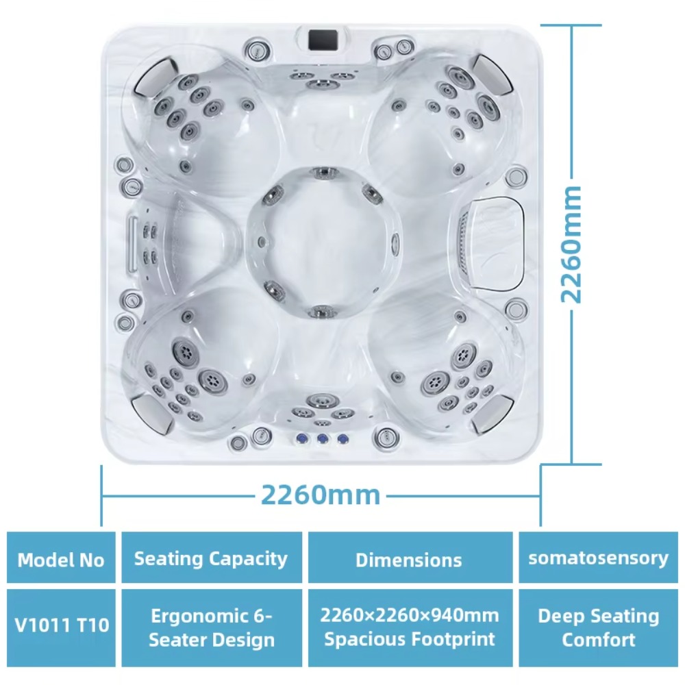 อ่างอาบน้ำวนนวดตัวแบบลอยตัวพร้ - Home Bathroom Spa บทวิจารณ์และราคา