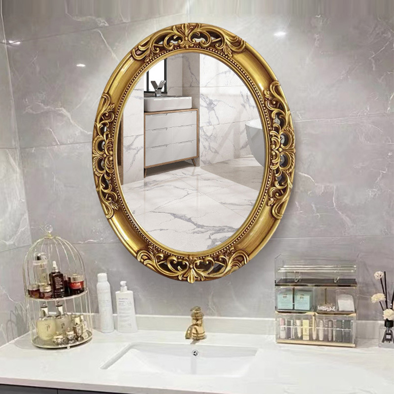 กระจกห้องน้ำทรงวงรีแบบยุโรปติด - Home Bathroom Mirror บทวิจารณ์และราคา