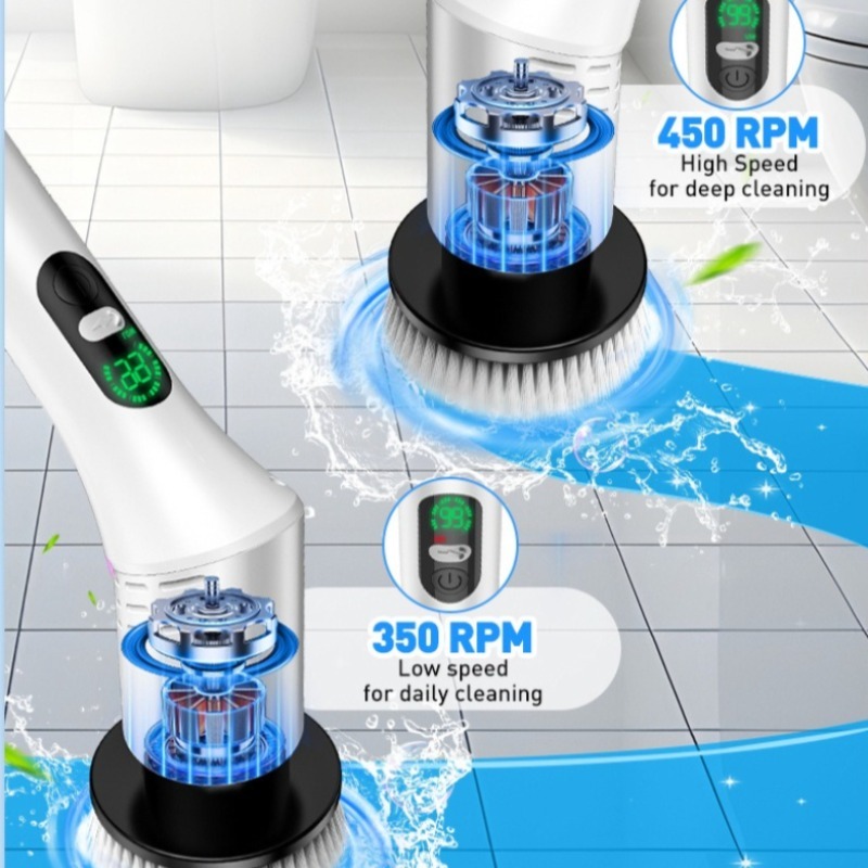 แปรงขัดไฟฟ้า 9 in 1 ไร้สาย ด้า - Home Bathroom Cleaning Machine บทวิจารณ์และราคา