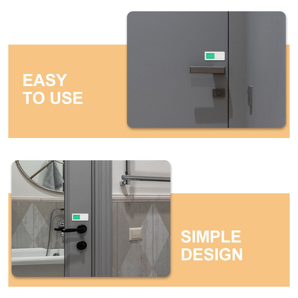 ป้ายแสดงสถานะว่าง/ไม่ว่างแบบเล - Home Bathroom Occupied Sign บทวิจารณ์และราคา