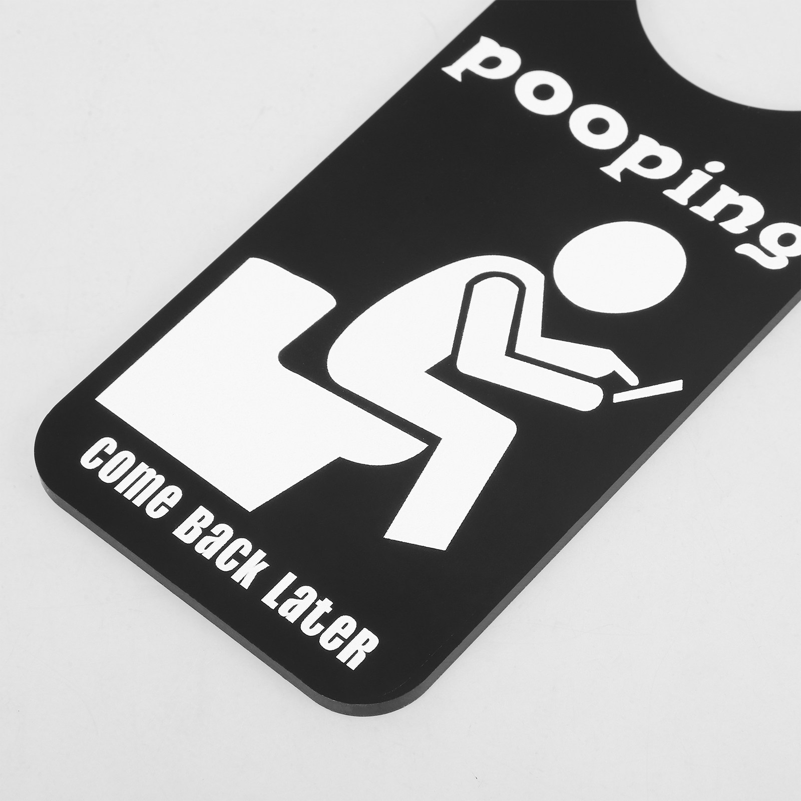 ป้ายแขวนประตูห้องน้ำแบบตลก ป้า - Home Bathroom Occupied Sign บทวิจารณ์และราคา