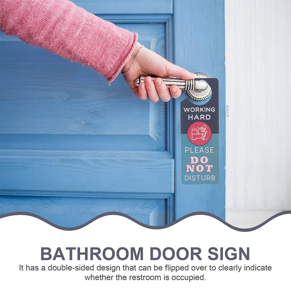 ป้ายแขวนประตูสองด้าน 2 ชิ้น ป้ - Home Bathroom Occupied Sign บทวิจารณ์และราคา